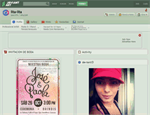 Tablet Screenshot of lita-lita.deviantart.com