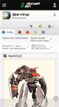 Mobile Screenshot of dee-virus.deviantart.com