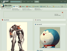 Tablet Screenshot of dee-virus.deviantart.com