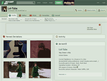 Tablet Screenshot of lol-tuba.deviantart.com