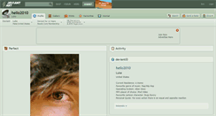 Desktop Screenshot of hello2010.deviantart.com