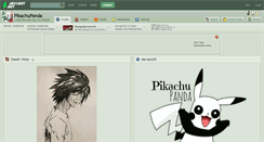 Desktop Screenshot of pikachupanda.deviantart.com