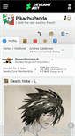 Mobile Screenshot of pikachupanda.deviantart.com
