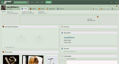 Desktop Screenshot of maryboberry.deviantart.com