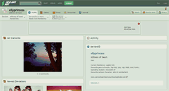 Desktop Screenshot of ellyprincess.deviantart.com