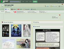 Tablet Screenshot of berrypeculiar.deviantart.com