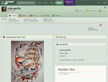 Tablet Screenshot of miss-aprilia.deviantart.com