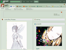 Tablet Screenshot of iya91.deviantart.com