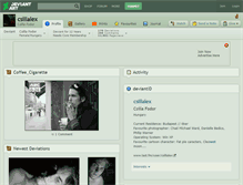Tablet Screenshot of csillalex.deviantart.com