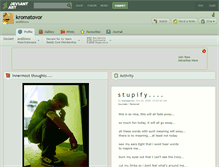 Tablet Screenshot of kromatovor.deviantart.com