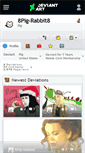 Mobile Screenshot of 8pig-rabbit8.deviantart.com