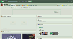 Desktop Screenshot of kahzoo.deviantart.com