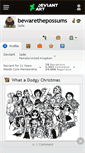 Mobile Screenshot of bewarethepossums.deviantart.com