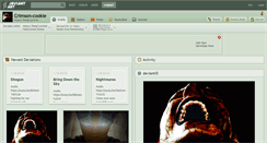 Desktop Screenshot of crimson-cookie.deviantart.com