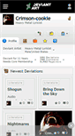Mobile Screenshot of crimson-cookie.deviantart.com