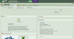 Desktop Screenshot of miksmote.deviantart.com