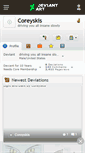 Mobile Screenshot of coreyskis.deviantart.com