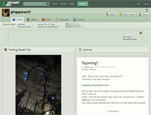 Tablet Screenshot of gingaparachi.deviantart.com