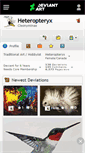 Mobile Screenshot of heteropteryx.deviantart.com