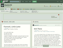 Tablet Screenshot of mayoko442.deviantart.com