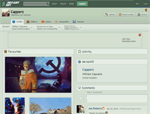 Tablet Screenshot of capperz.deviantart.com