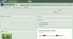 Desktop Screenshot of deviant-gathering.deviantart.com