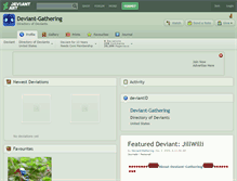 Tablet Screenshot of deviant-gathering.deviantart.com