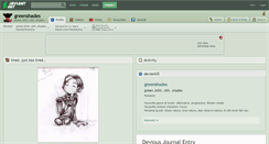 Desktop Screenshot of greenshades.deviantart.com