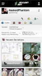 Mobile Screenshot of maskedphantom.deviantart.com
