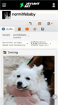 Mobile Screenshot of normlifebaby.deviantart.com