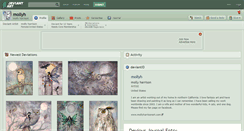 Desktop Screenshot of mollyh.deviantart.com