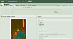 Desktop Screenshot of ladydoor.deviantart.com