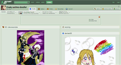 Desktop Screenshot of freaky-anime-doodler.deviantart.com