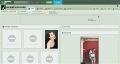 Desktop Screenshot of annacatherinemodel.deviantart.com