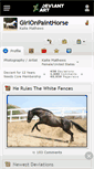 Mobile Screenshot of girlonpainthorse.deviantart.com