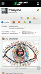 Mobile Screenshot of freakyone.deviantart.com
