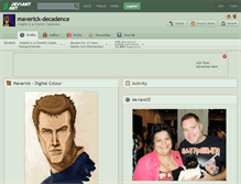 Tablet Screenshot of maverick-decadence.deviantart.com