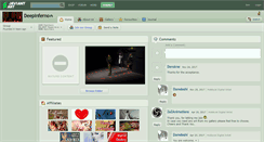 Desktop Screenshot of deepinferno.deviantart.com
