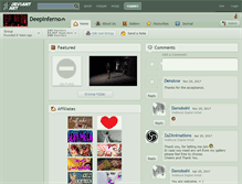 Tablet Screenshot of deepinferno.deviantart.com