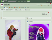 Tablet Screenshot of hatuibwari.deviantart.com