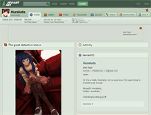 Tablet Screenshot of murakata.deviantart.com