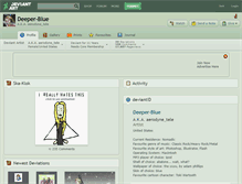 Tablet Screenshot of deeper-blue.deviantart.com