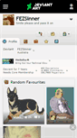 Mobile Screenshot of fezsinner.deviantart.com