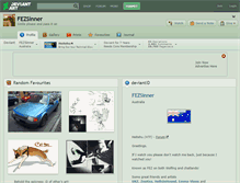 Tablet Screenshot of fezsinner.deviantart.com