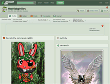 Tablet Screenshot of mephistophilies.deviantart.com