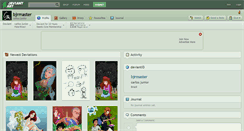 Desktop Screenshot of bjrmaster.deviantart.com