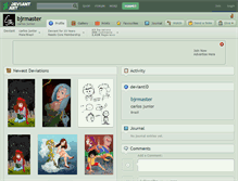 Tablet Screenshot of bjrmaster.deviantart.com