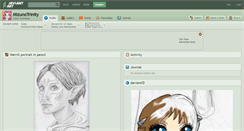 Desktop Screenshot of mizunotrinity.deviantart.com