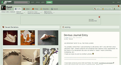 Desktop Screenshot of eyesn.deviantart.com