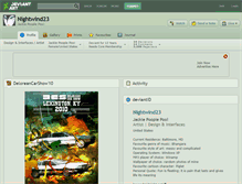 Tablet Screenshot of nightwind23.deviantart.com